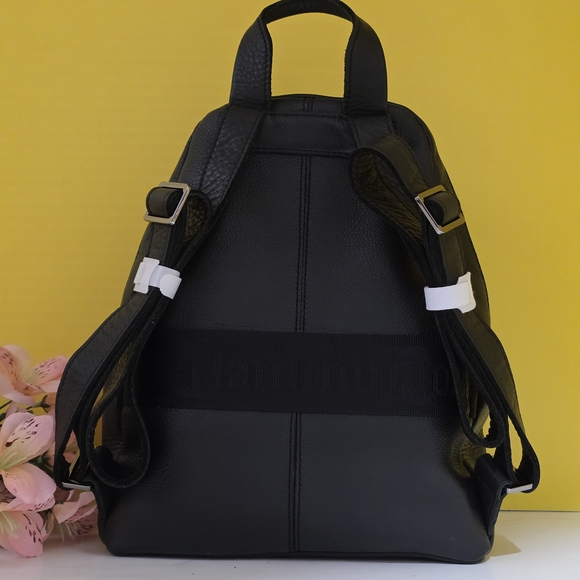 Hammitt Black Leather MD Backpack - Picture 4 of 6